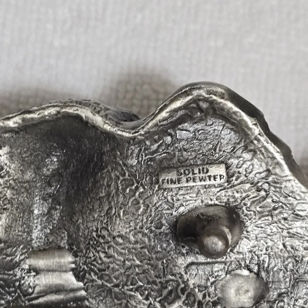 Vintage 2000 Boy Scouts of America Eagle Scout Belt Buckle Solid Fine Pewter 5
